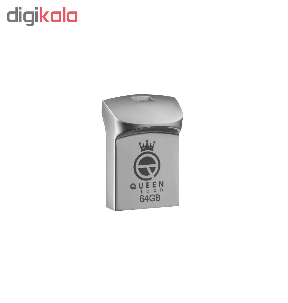 فلش مموری 64 گیگابایت کوئین تک مدل STEP با رابط USB 2.0 و طراحی فشرده بدون قاب