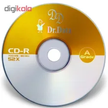 سی دی خام دکتر دیتا مدل CD-R پک 50 عددی
