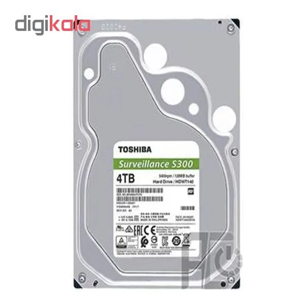هارددیسک اینترنال توشیبا مدل s300 surveillance ظرفیت 4 ترابایت