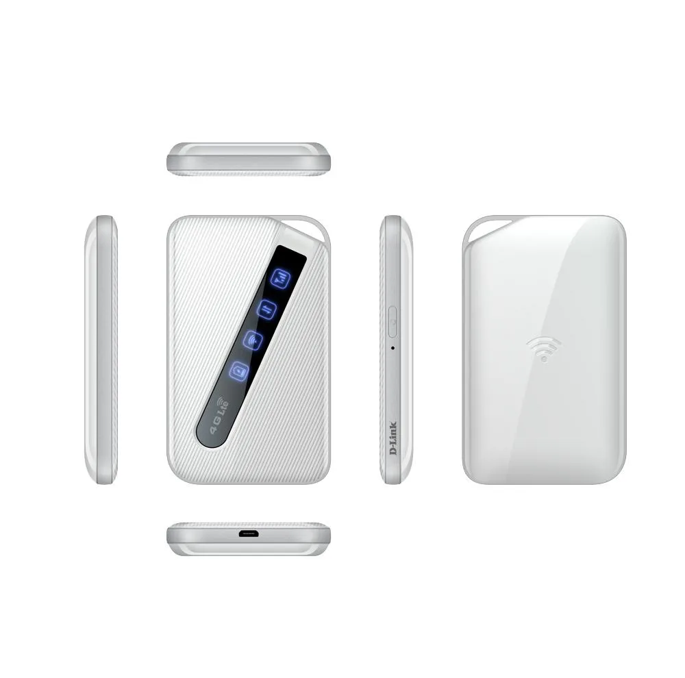 مودم 4G/LTE قابل حمل دی-لینک مدل DWR-930M با باتری 3000 میلی‌آمپر ساعت، شارژدهی 12 ساعت، پشتیبانی از شبکه 3G/4G/LTE، سرعت دانلود تا 150Mbps و اتصال همزمان 10 کاربر