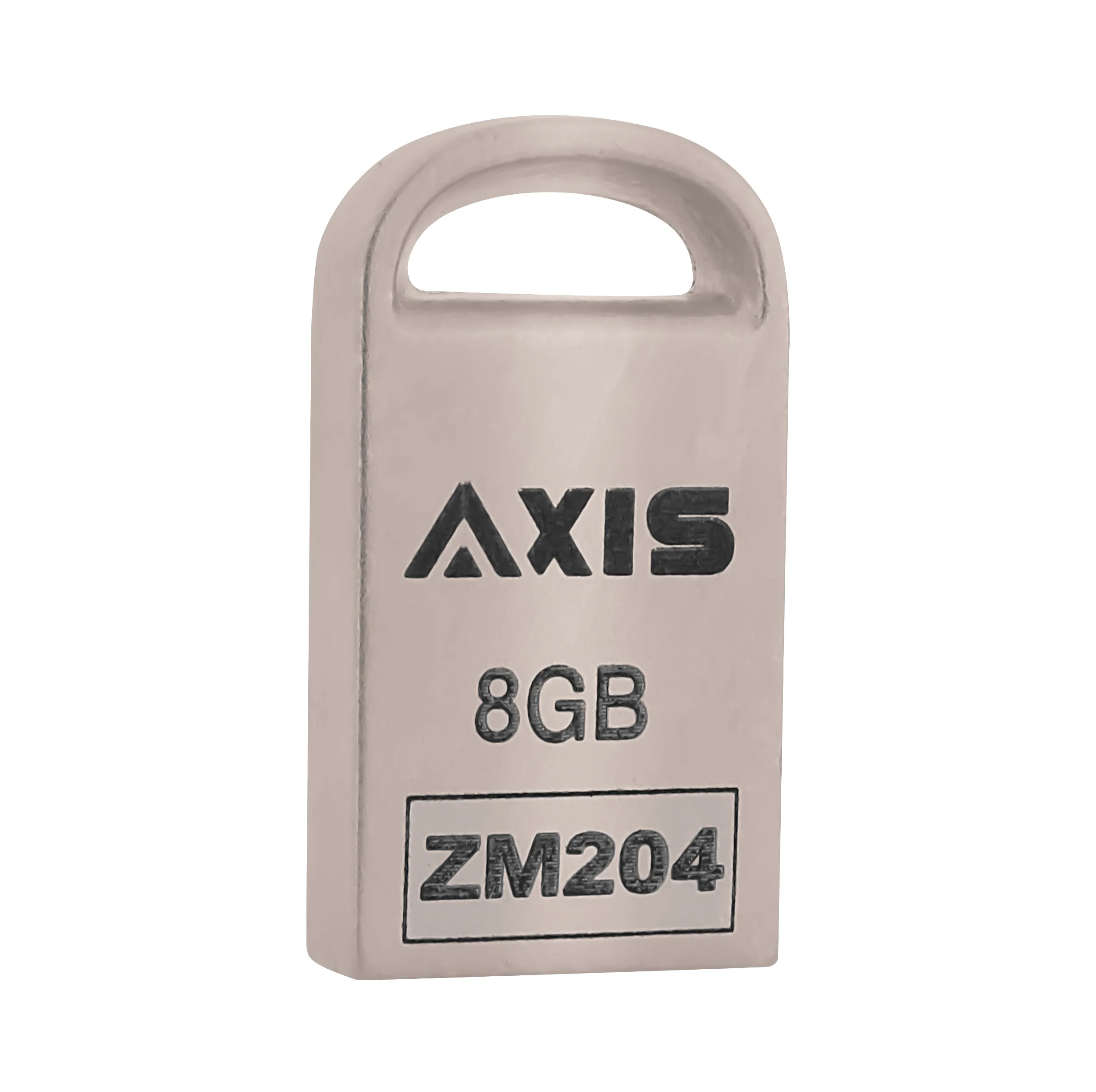 فلش مموری اکسیس مدل ZM204-8GB ظرفیت 8 گیگابایت با بدنه فلزی، مقاومت در برابر آب، ضربه، شوک، لرزش و گرد و غبار