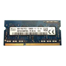 رم لپ‌تاپ 4 گیگابایت DDR3L تک کاناله 1600 مگاهرتز CL11 اس کی هاینیکس مدل PC3L ولتاژ 1.35 ولت و 204 پین