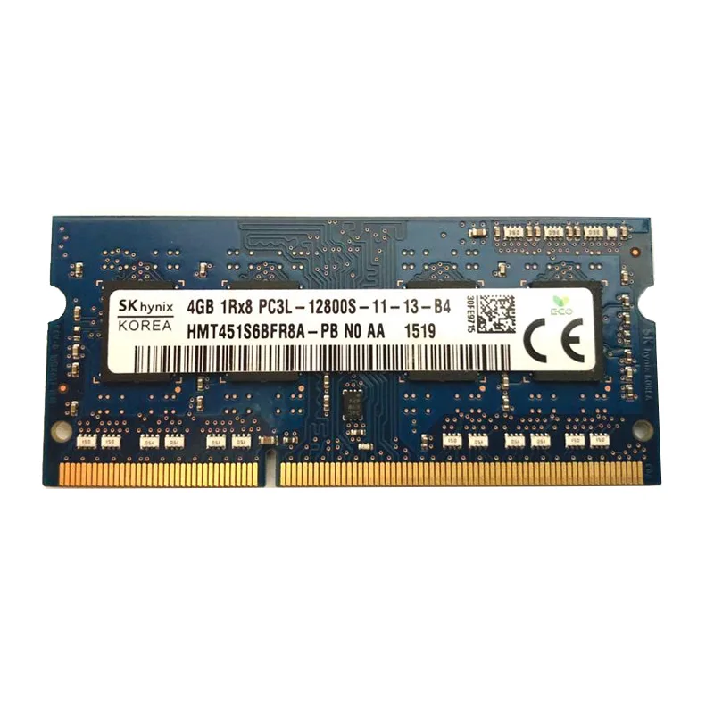 رم لپ‌تاپ 4 گیگابایت DDR3L تک کاناله 1600 مگاهرتز CL11 اس کی هاینیکس مدل PC3L ولتاژ 1.35 ولت و 204 پین