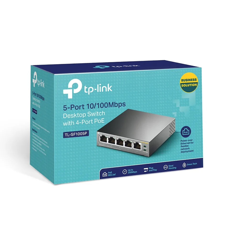 سوئیچ 5 پورت تی پی لینک مدل TL-SF1005P ver:1.0