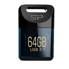 فلش مموری سیلیکون پاور Jewel J06 ظرفیت 64 گیگابایت، رابط USB 3.1 و سازگار با USB 2.0، مقاوم در برابر آب، گرد و غبار و لرزش، ابعاد کوچک و وزن سبک