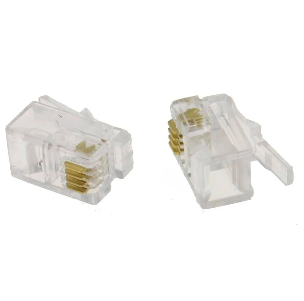 سوکت تلفن RJ11 مدل G105 بسته 30 عددی