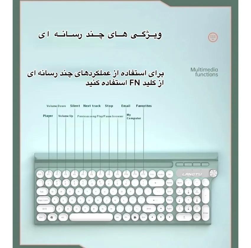 کیبورد و ماوس لانگتو مدل LT500