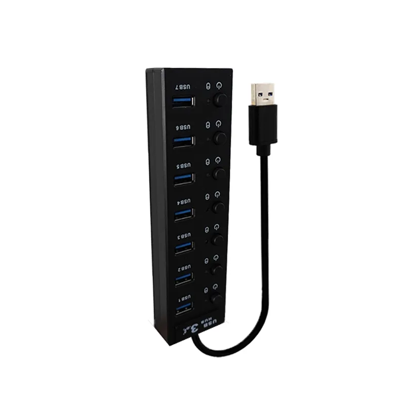 هاب 7 پورت USB3.0 کی نت مدل H9
