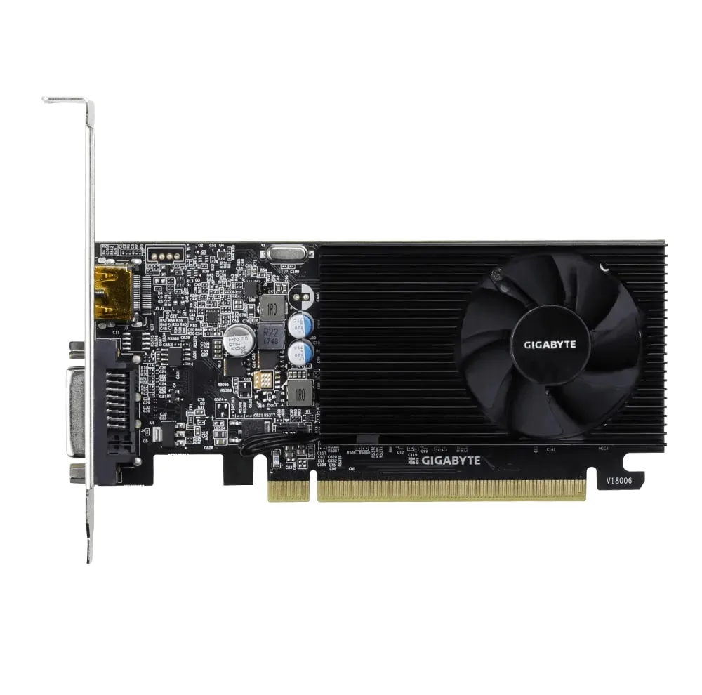 کارت گرافیک گیگابایت مدل GT 1030 Low Profile D4 2G GV-N1030D4-2GL