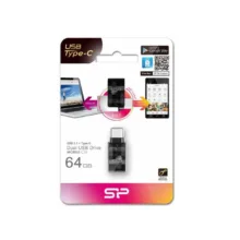 فلش مموری OTG سیلیکون پاور مدل Mobile C31 ظرفیت 64 گیگابایت