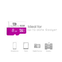 کارت حافظه microSD HC تروبایت مدل 533X V30 کلاس 10 استاندارد UHS-I U1 ظرفیت 8 گیگابایت