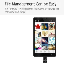 فلش مموری OTG سیلیکون پاور مدل Mobile C31 ظرفیت 128 گیگابایت