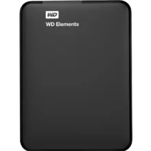 هارد اکسترنال وسترن دیجیتال مدل Elements ظرفیت یک ترابایت دارای رابط USB Type-A 3.0