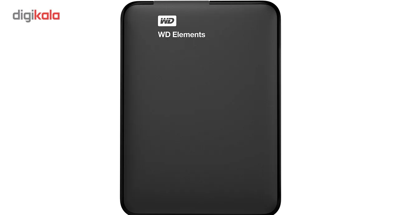 هارد اکسترنال وسترن دیجیتال مدل Elements ظرفیت یک ترابایت دارای رابط USB Type-A 3.0
