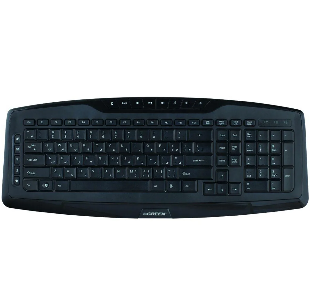 کیبورد گرین مدل GK-501 با حروف فارسی