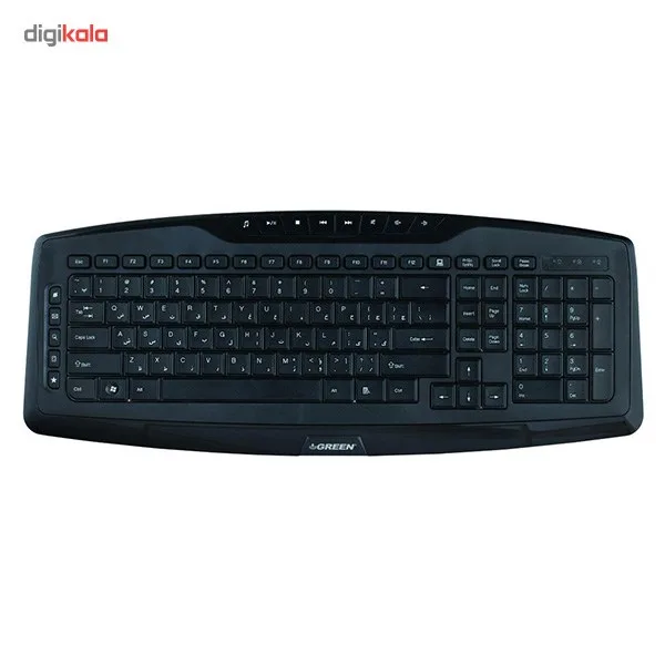 کیبورد گرین مدل GK-501 با حروف فارسی