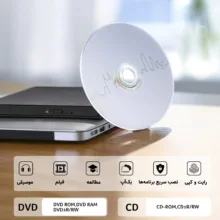 درایو DVD اکسترنال ایسر مدل Potable، با رابط USB 3.0/Type-C