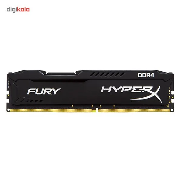 رم کامپیوتر کینگستون مدل HyperX Fury DDR4 2400MHz CL15 ظرفیت 4 گیگابایت