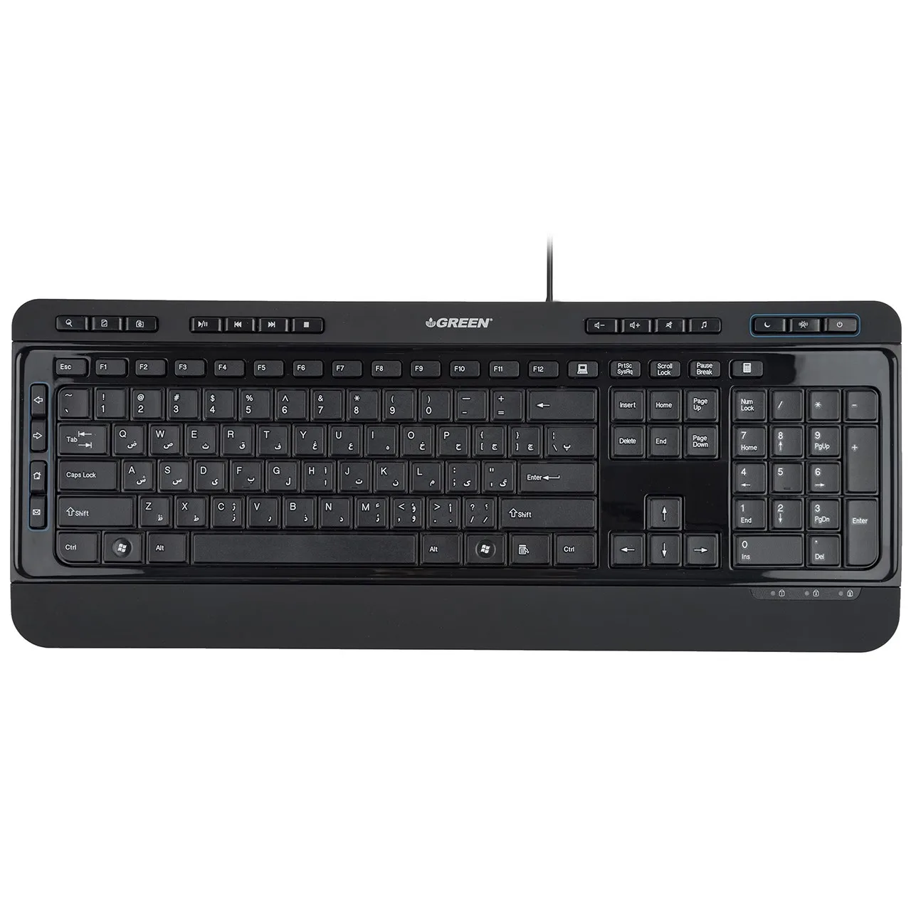 کیبورد گرین مدل GK-502 با حروف فارسی
