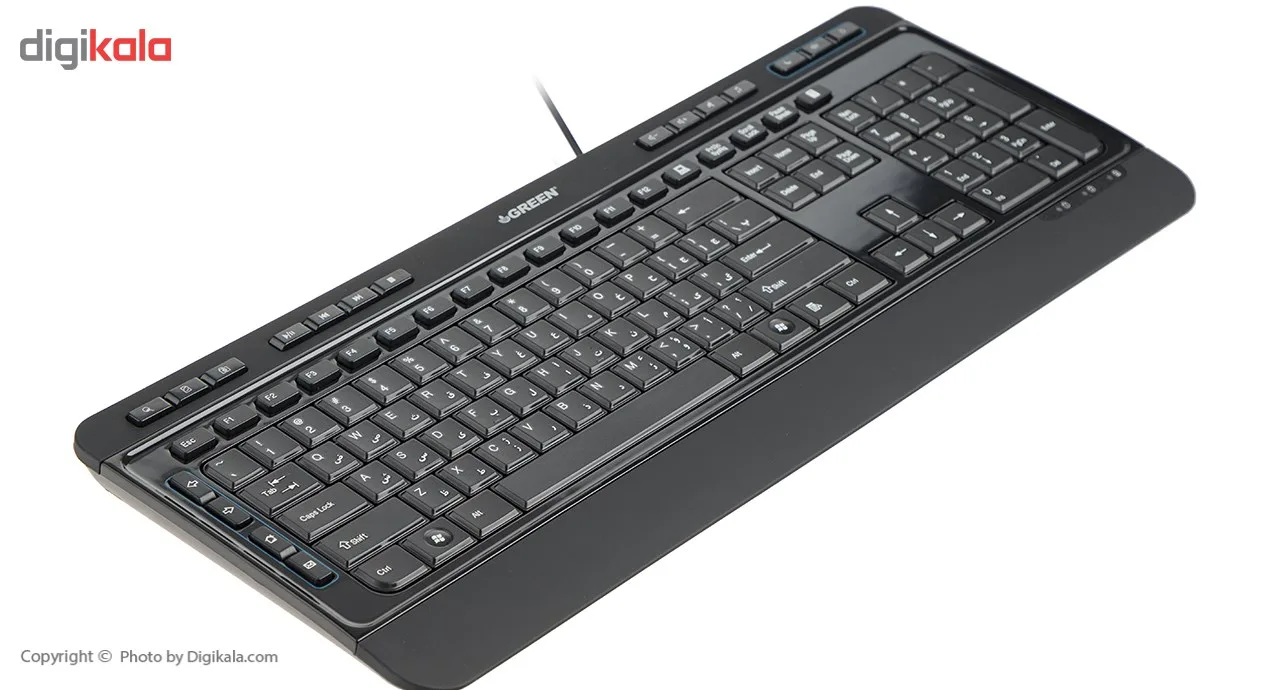 کیبورد گرین مدل GK-502 با حروف فارسی