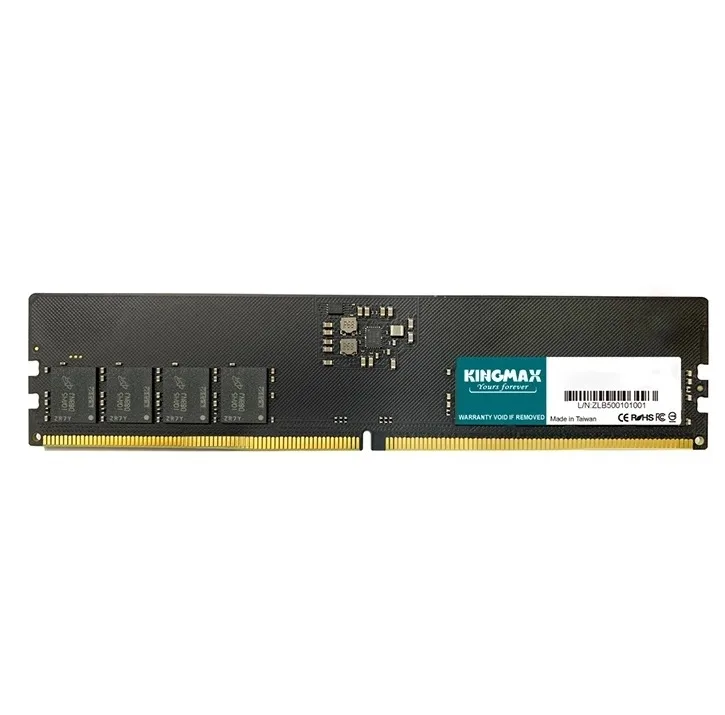 رم دسکتاپ DDR5 16 گیگابایت کینگ مکس مدل KM-LD5 با فرکانس 5600 مگاهرتز، تایمینگ CL46، معماری تک‌کاناله و ماژول U-DIMM