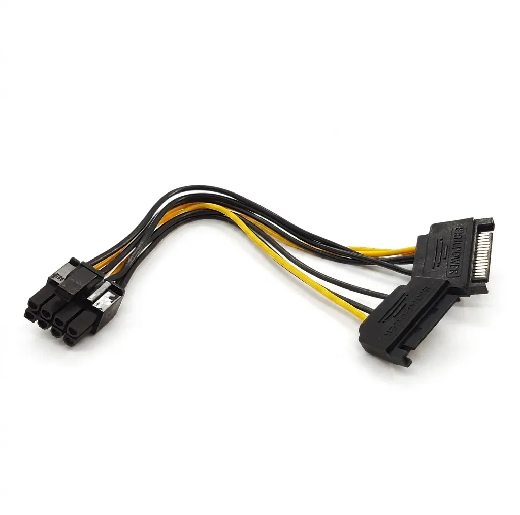 کابل تبدیل برق کارت گرافیک 8 پین به ساتا مدل gr700