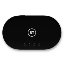 مودم 4.5G قابل حمل آلکاتل مدل BT71 با تکنولوژی Cat6 و Cat7، سرعت دانلود تا 300Mbps، پشتیبانی همزمان از 20 کاربر، وای‌فای دو بانده 2.4GHz و 5GHz، استاندارد IEEE 802.11b/g/n/ac، باتری با شارژدهی 7 تا 8 ساعت و قابلیت ارسال SMS
