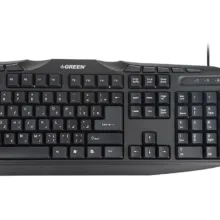 کیبورد و ماوس گرین مدل GKM-305، سوئیچ ممبران، Full-size