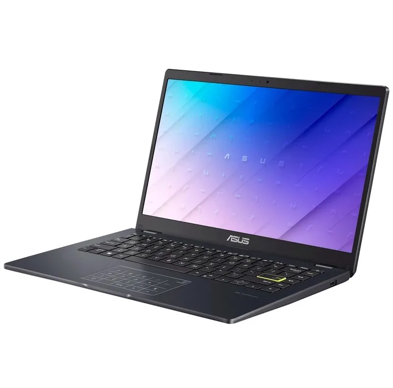 لپ‌تاپ ایسوس مدل Vivobook Go 14 E410KA-PM464 با پردازنده Pentium Silver N6000، رم DDR4 4GB با فرکانس 3200MHz، حافظه داخلی eMMC با ظرفیت 64GB، نمایشگر 14 اینچ TN با وضوح HD، دارای نامبرپد دیجیتال و سیستم‌عامل Windows 11