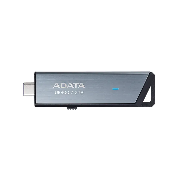 فلش مموری 2 ترابایت ای دیتا مدل UE800 با رابط USB Type-C و جای اتصال بند