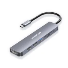 هاب 6 پورت USB-C لنشن مدل CE18-HCR