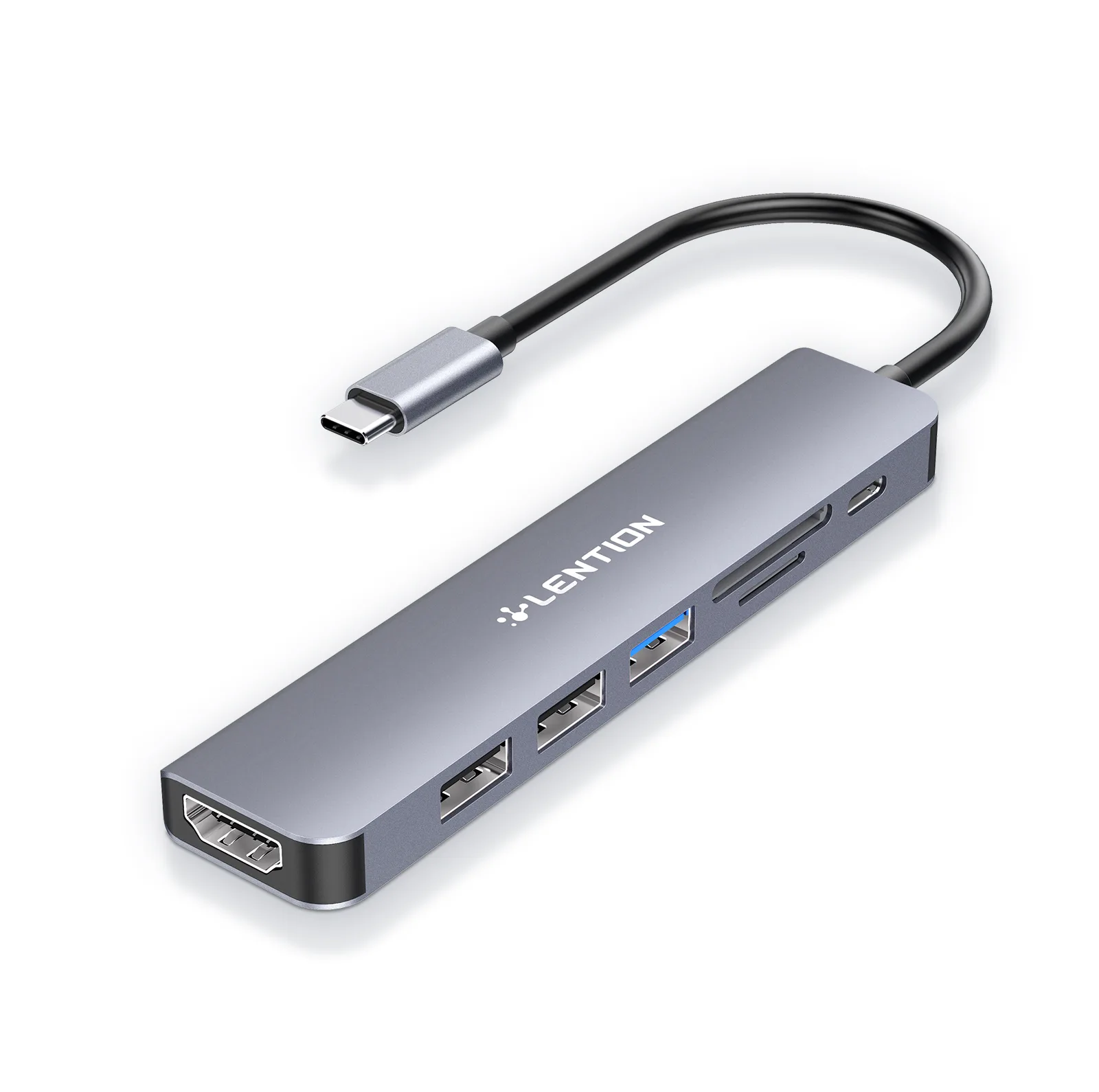 هاب 6 پورت USB-C لنشن مدل CE18-HCR