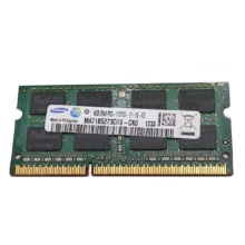 رم لپ‌تاپ DDR3 تک کاناله سامسونگ مدل PC3-12800s ظرفیت 4 گیگابایت تایمینگ CL11 ولتاژ 1.5 ولت SO-DIMM