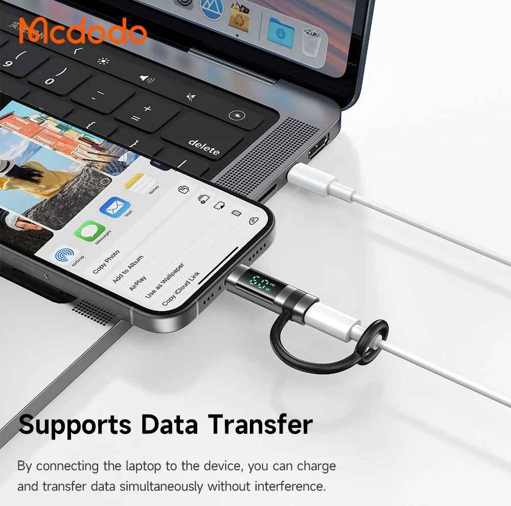 مبدل لایتنینگ به USB-C مک دودو مدل OT-018