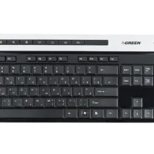 کیبورد و ماوس بی سیم گرین مدل GKM-505W، سوییچ ممبران، Full-Size