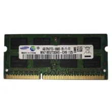 رم لپ‌تاپ 4 گیگابایت DDR3 سامسونگ مدل 10600s فرکانس 1333 مگاهرتز تک کاناله