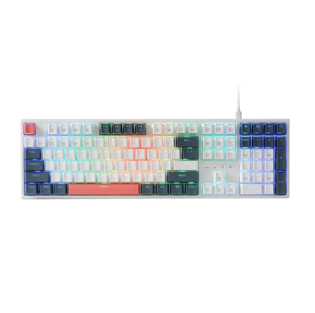 کیبورد گیمینگ ردراگون مدل Trundle K668 WBO