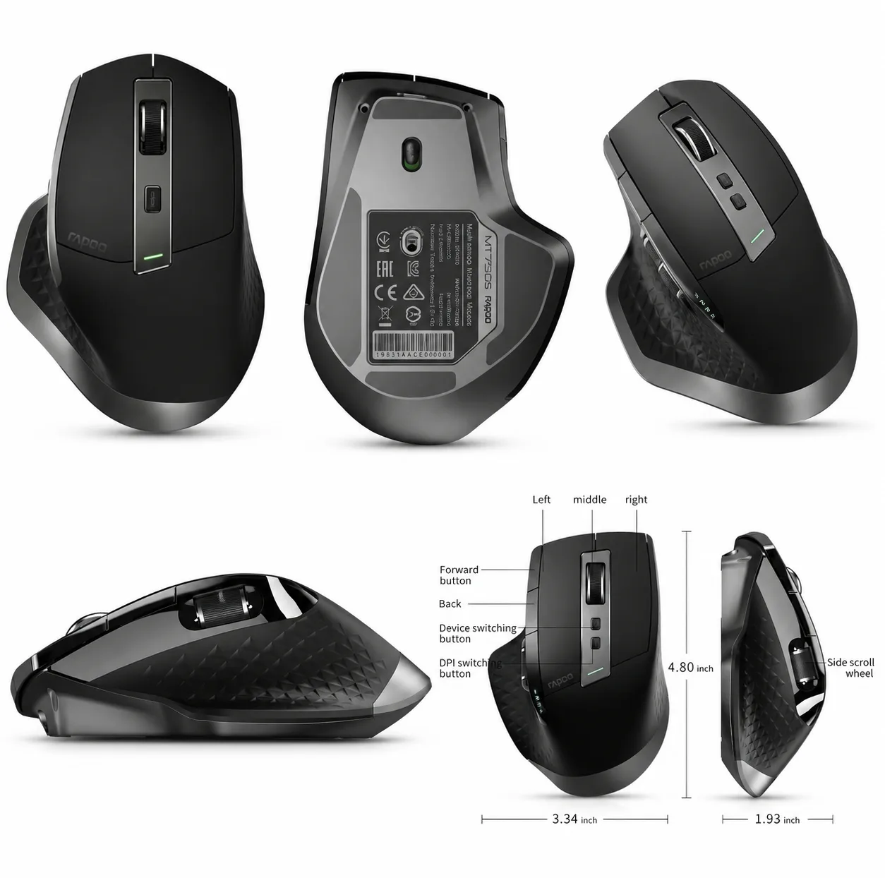 ماوس بی سیم رپو مدل MT750PLUS