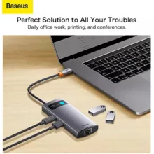 هاب 4 پورت USB-C باسئوس مدل Starjoy BS-OH067