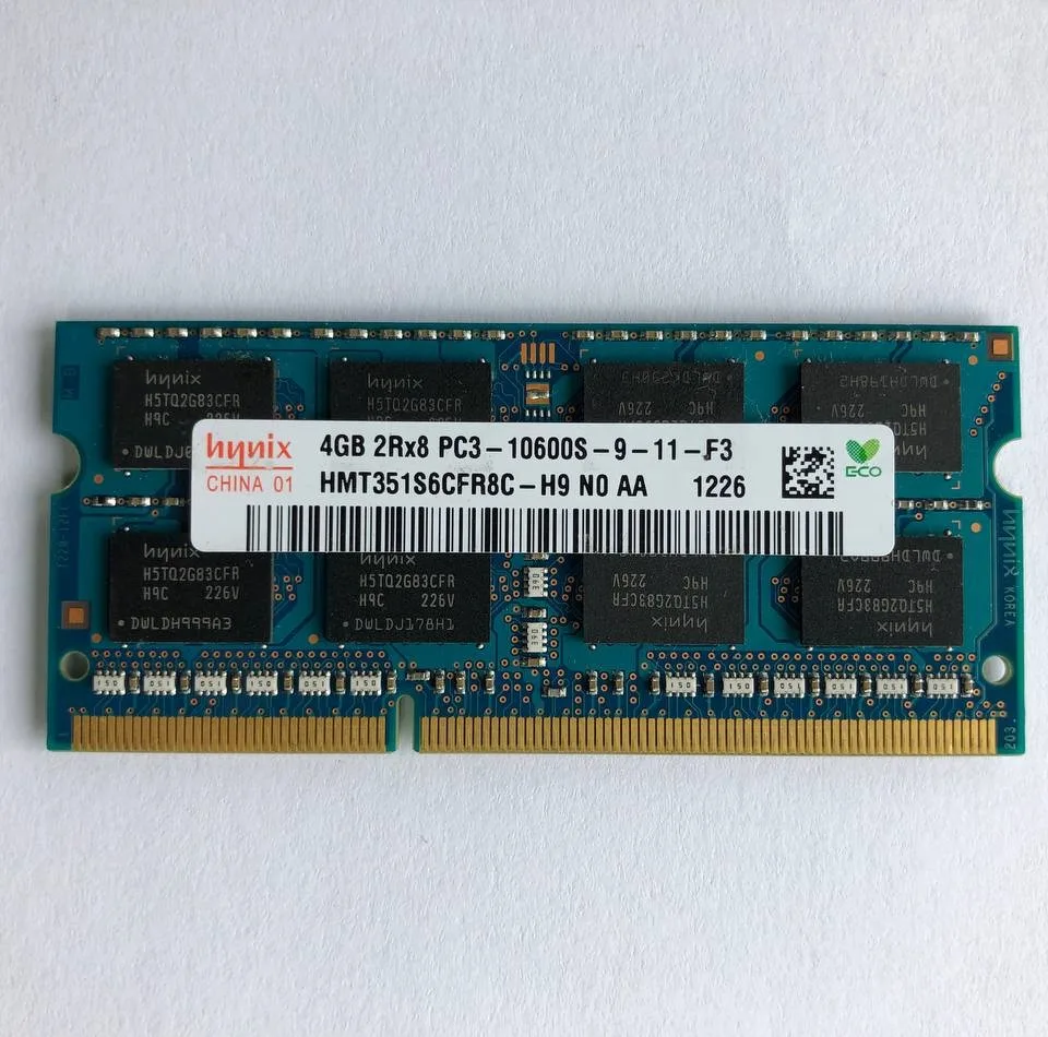 رم لپ تاپ DDR3 تک کاناله 1333 مگاهرتز هاینیکس مدل PC3-10600 ظرفیت 4 گیگابایت