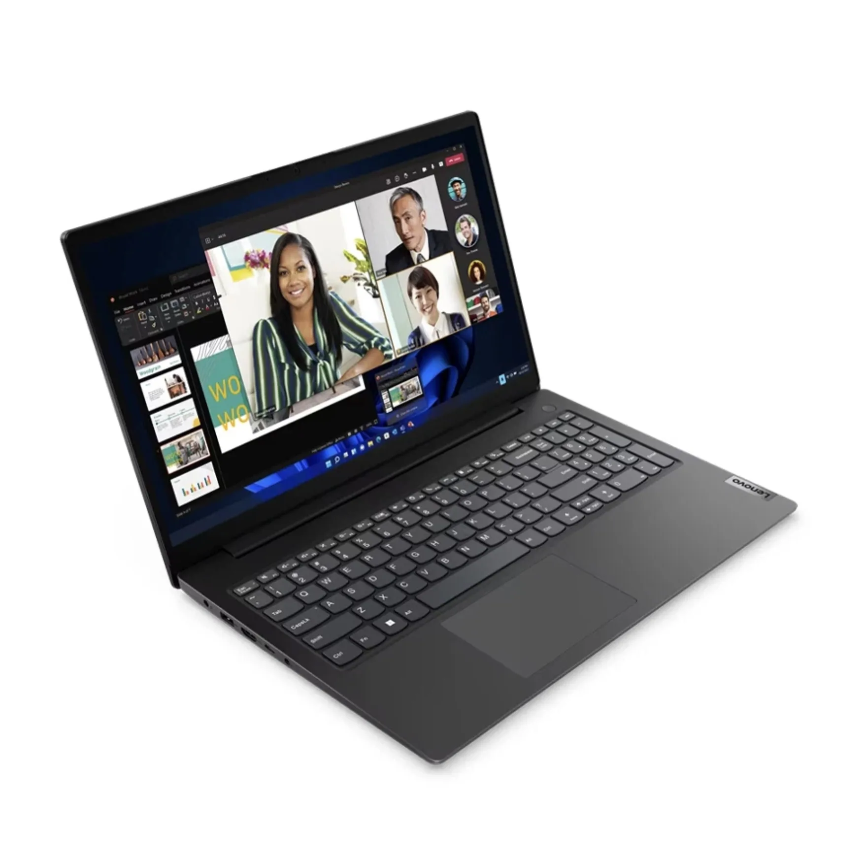 لپتاپ لنوو مدل V15 G4 با پردازنده Ryzen 3-7320U، رم LPDDR5 8GB با فرکانس 4800MHz، حافظه SSD با ظرفیت 512GB، نمایشگر 15.6 اینچ TN با وضوح Full HD، کاستوم شده