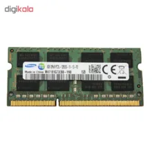 رم لپ تاپ DDR3 تک کاناله ۱۶۰۰ مگاهرتز CL11 سامسونگ مدل PC3L ظرفیت 8 گیگابایت