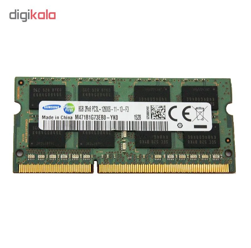 رم لپ تاپ DDR3 تک کاناله ۱۶۰۰ مگاهرتز CL11 سامسونگ مدل PC3L ظرفیت 8 گیگابایت