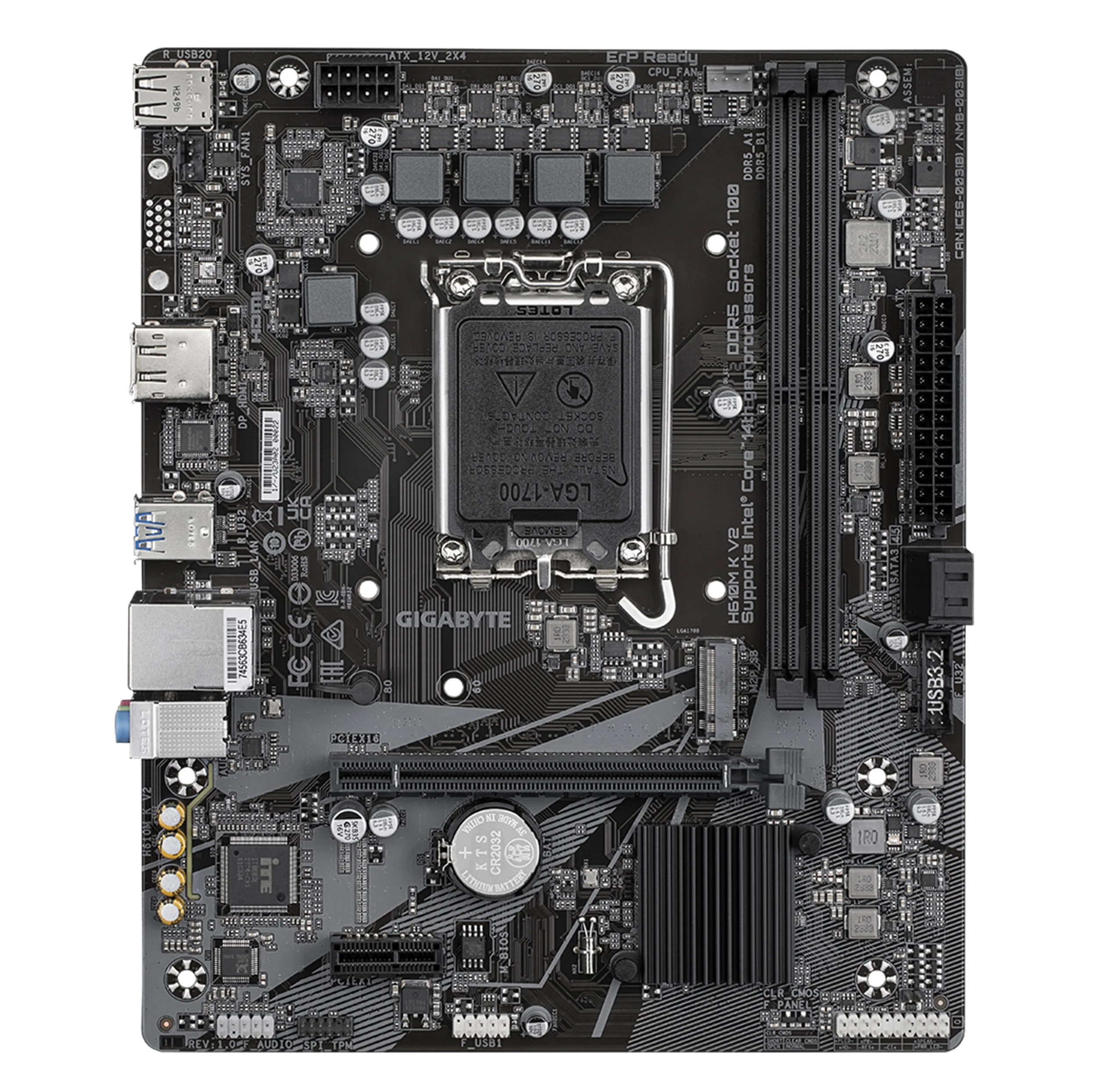 مادربرد گیگابایت مدل H610M K V2 rev. 1.0