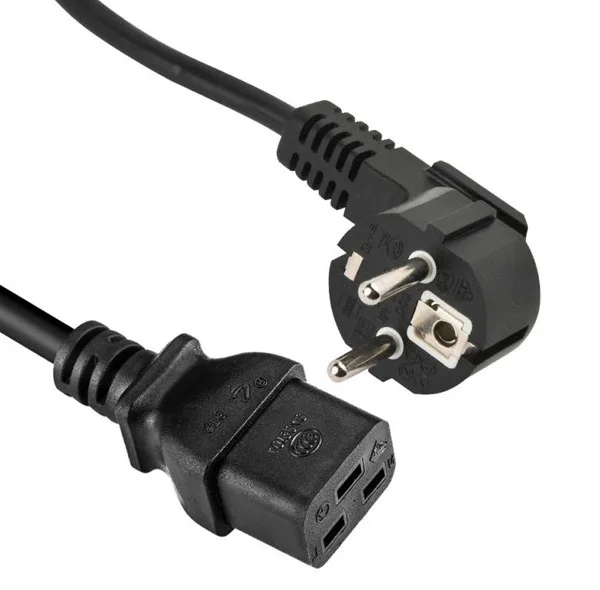 کابل برق 3 پین سرور منبع تغذیه بافو مدل EU-C19 3Cx1.5MM طول 2 متر