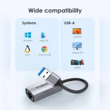 مبدل USB به RJ45 لنشن مدل HU604
