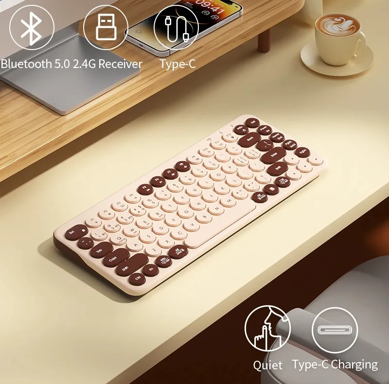 کیبورد بی سیم بی او دبلیو مدل K397DL