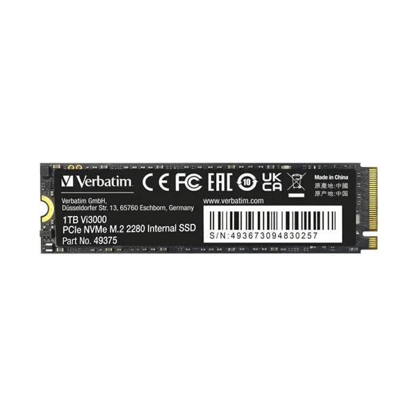 اس اس دی اینترنال PCIe Gen3 x4 ورباتیم مدل VI3000 ظرفیت 1 ترابایت