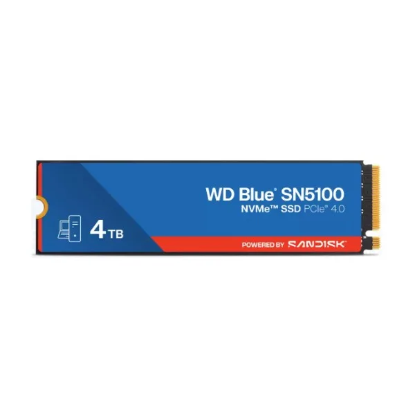 اس اس دی اینترنال M.2 PCIe Gen4 x4 NVMe وسترن دیجیتال مدل SN5100 NEW ظرفیت چهار ترابایت