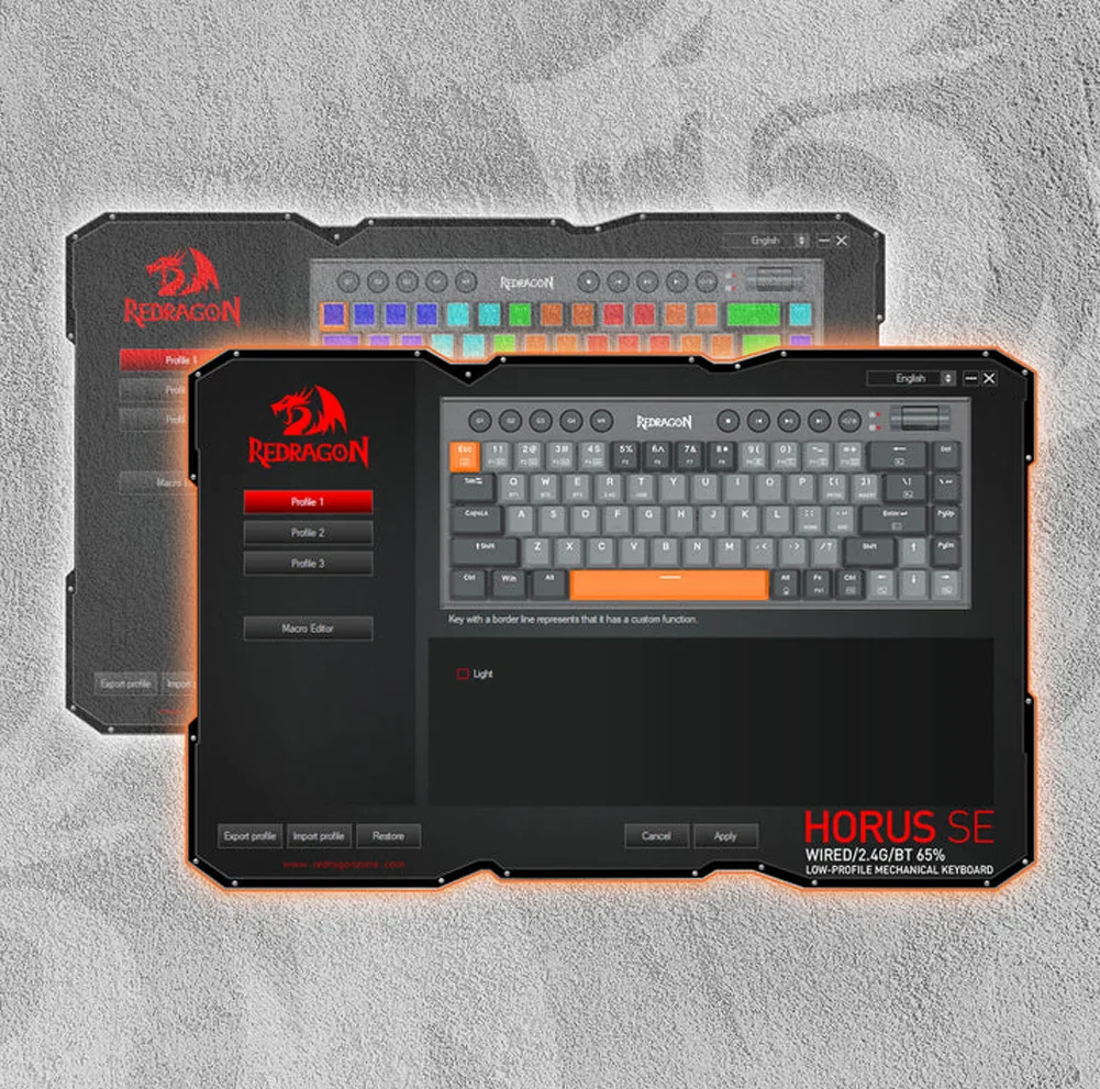 کیبورد گیمینگ ردراگون مدل K609GG-RGB-PRO